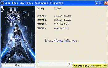 Trainer Star Wars The Force Unleashed]