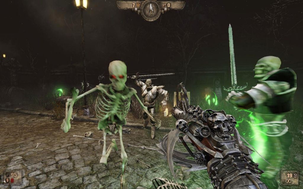 Игра зомби скелеты